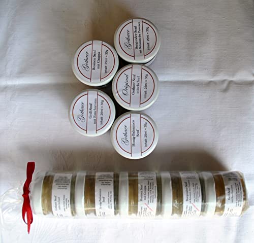 Gothaer-Senfspezialitäten-Geschenkrolle 5x25ml - Sortiment 4 Gothaer-Senfspezialitäten-Geschenkrolle 5x25ml - Sortiment 4 von Geko