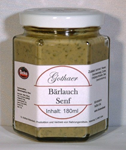 Original Gothaer Bärlauch-Senf im Sechseckglas a´180ml von Geko