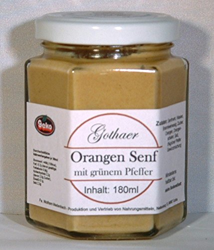 Original Gothaer Orangen-Senf im Sechseckglas a´180ml Original Gothaer Orangen-Senf im Sechseckglas a´180ml von Geko