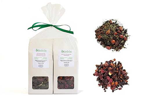 GELVIU Kräuterfrüchtetee - Bio, handverpackt, Gesundheit - Früchtetee mit Brennnessel und Zitronenschalen - Geschenkset Tee, Trockenfrüchte - Geschenk zum Frauentag, zum Tag des Lehrers GELVIU Kräuterfrüchtetee - Bio, handverpackt, Gesundheit - Früchtetee mit Brennnessel und Zitronenschalen - Geschenkset Tee, Trockenfrüchte - Geschenk zum Frauentag, zum Tag des Lehrers von GELVIU