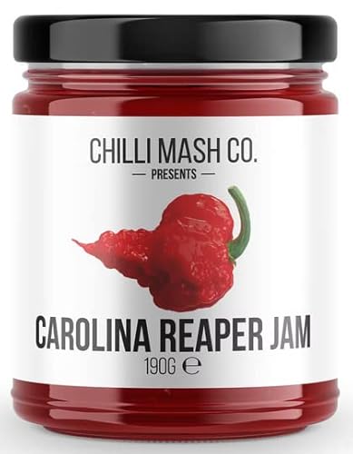 Chilli Mash Company - Carolina Reaper Chilimarmelade | Das schärfste Chili der Welt - 190 gr Glasflasche von GENERIC