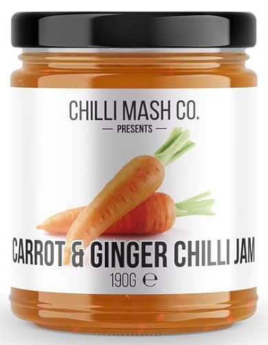 Chilli Mash Company - Karotten-Ingwer-Chili-Marmelade | Persisch inspiriert - 190 gr Glasflasche von GENERIC
