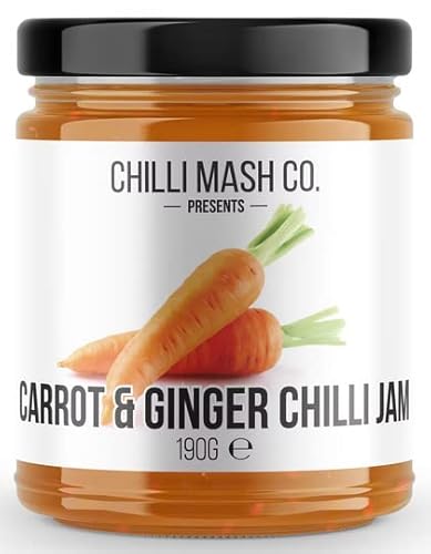 Chilli Mash Company - Karotten-Ingwer-Chili-Marmelade | Persisch inspiriert - 190 gr Glasflasche Chilli Mash Company - Karotten-Ingwer-Chili-Marmelade | Persisch inspiriert - 190 gr Glasflasche von GENERIC
