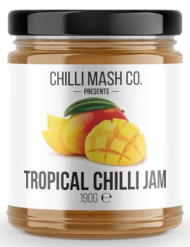 Chilli Mash Company - Tropische Chili-Marmelade | Mittlere Chili-Schärfe - 190 gr Glasflasche von GENERIC