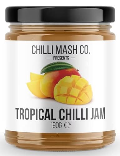 Chilli Mash Company - Tropische Chili-Marmelade | Mittlere Chili-Schärfe - 190 gr Glasflasche von GENERIC