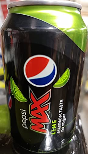 Shanza Ltd Pepsi Max Lime, maximaler Geschmack ohne Zucker, neue Edition in PEPSI MAX Line 2021 von GENERIC