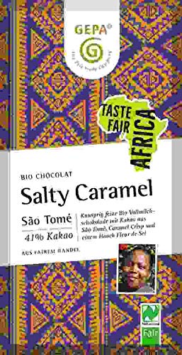 GEPA Vollmilch Schokolade Caramel Salz, bio, 5 x 80g von GEPA - The Fair Trade Company