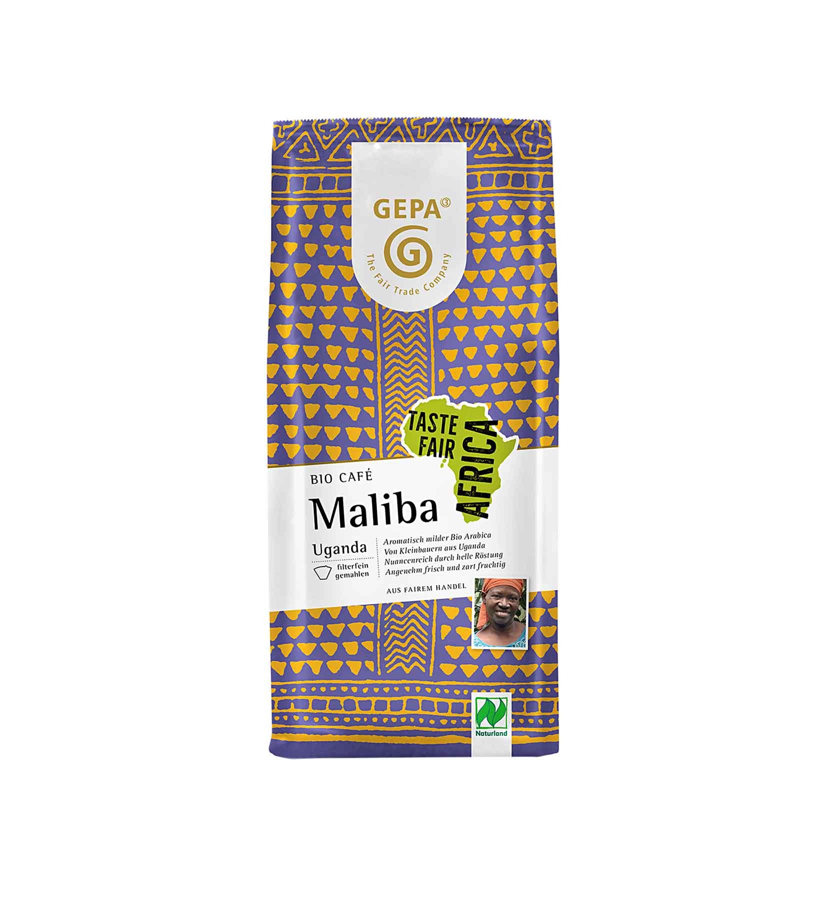 Bio Arabica-Kaffee Maliba, gemahlen von GEPA