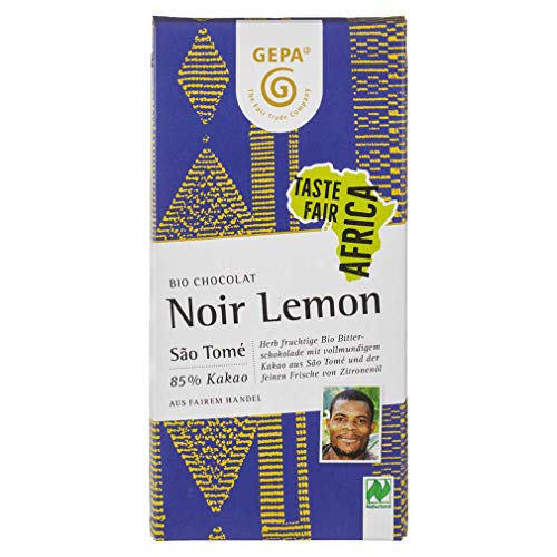 Bio Bitterschokolade Noir lemon, 1x 80g von GEPA