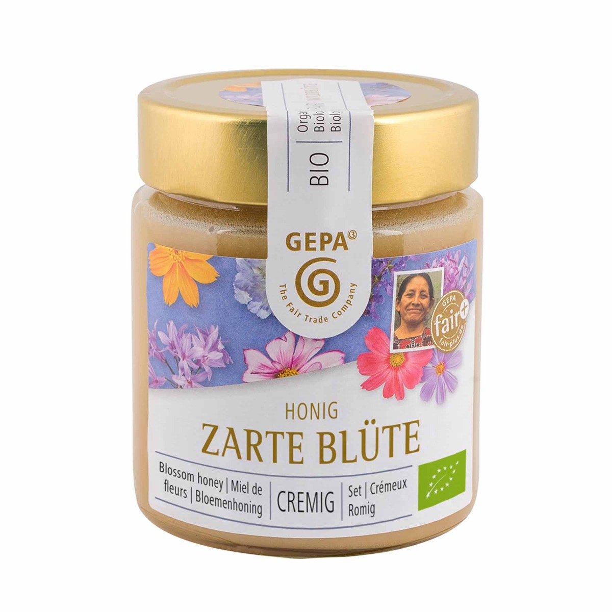 Bio Blütenhonig 'Zarte Blüte' 500g cremig von GEPA