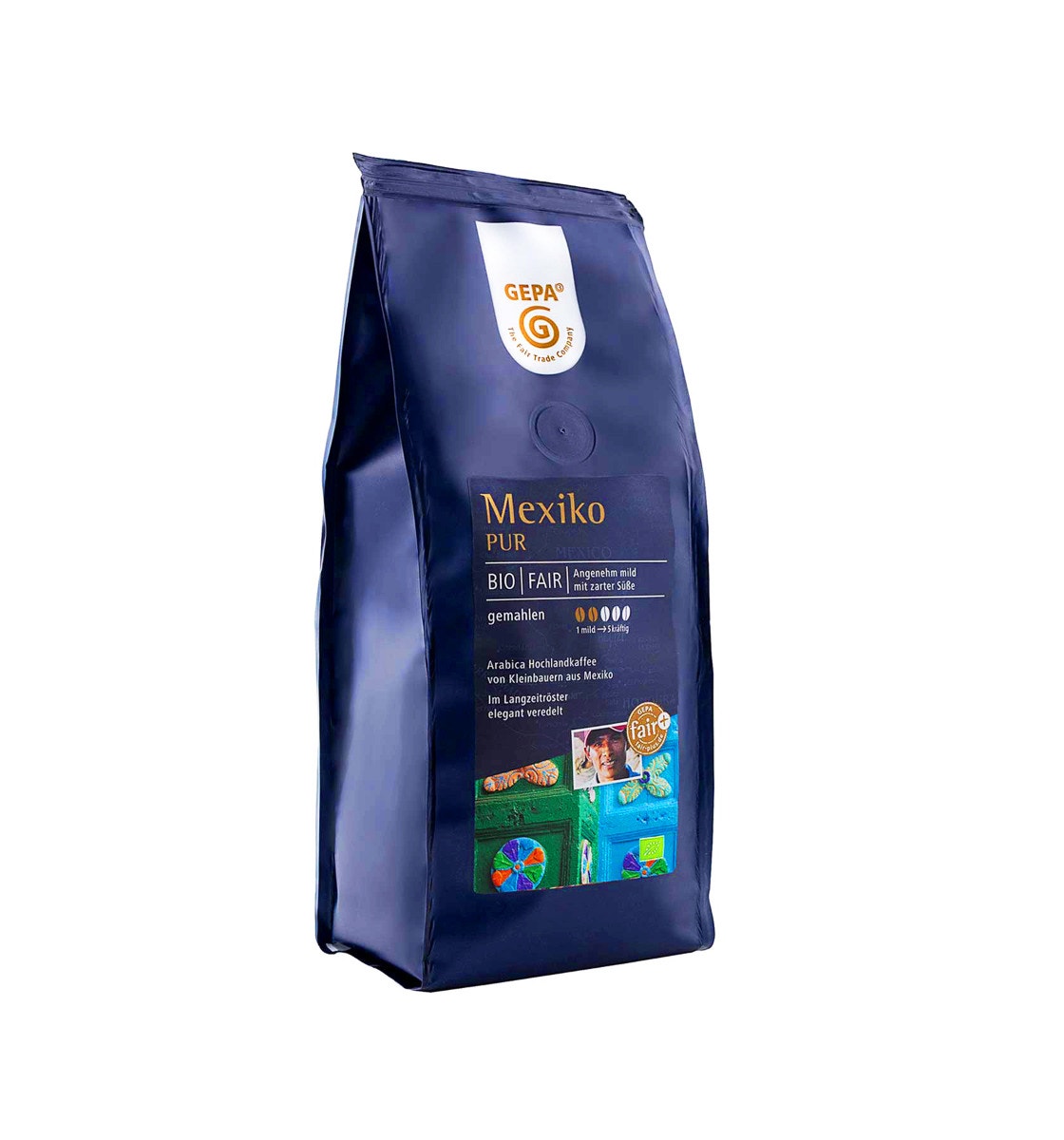 Bio Café Mexiko PUR 250g, gemahlen Bio Café Mexiko PUR 250g, gemahlen von GEPA