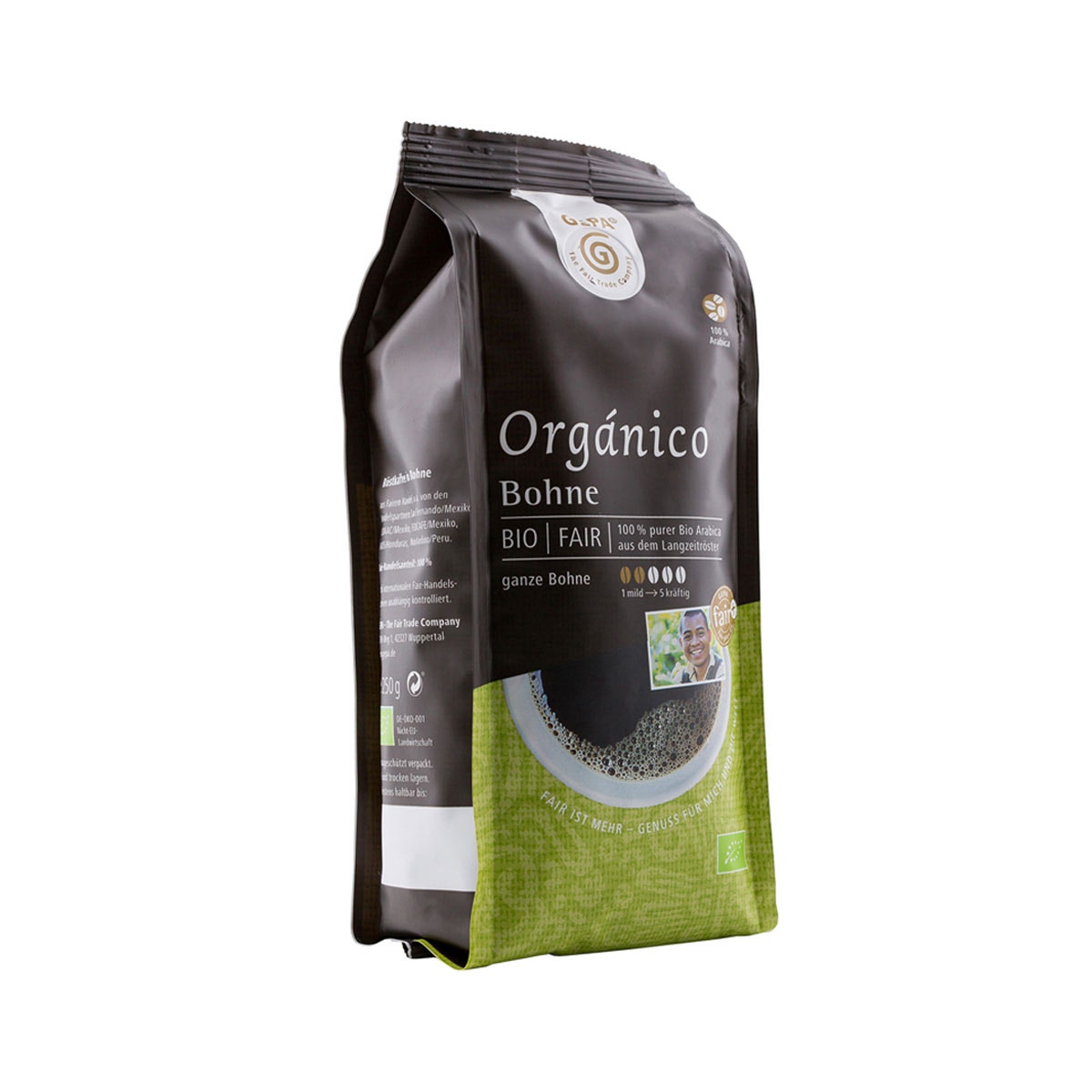 Bio Café Orgánico Fair Trade Kaffee 250g, Bohne von GEPA