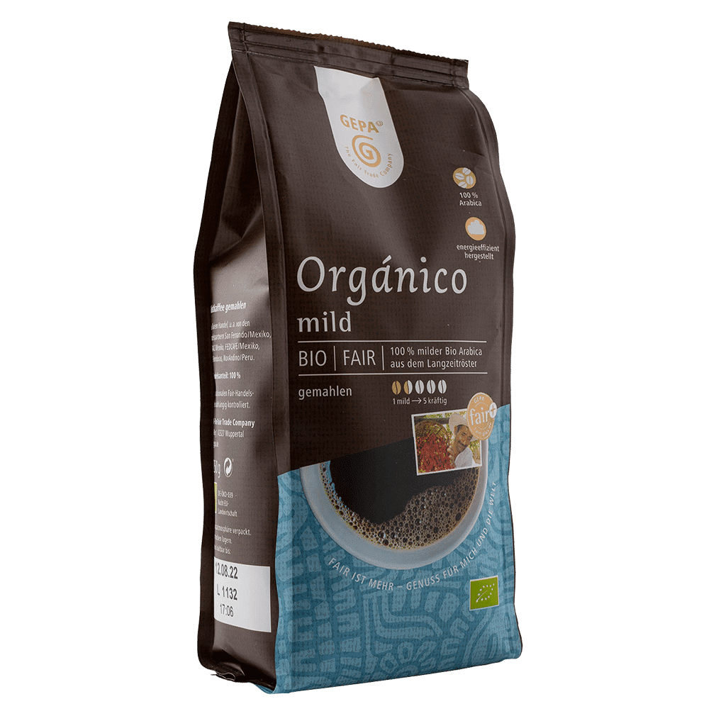 Bio Café Organico Mild, gemahlen, 250g Bio Café Organico Mild, gemahlen, 250g von GEPA