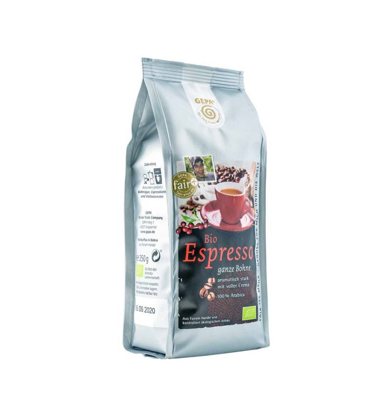 Bio Espresso 250g, Bohne von GEPA