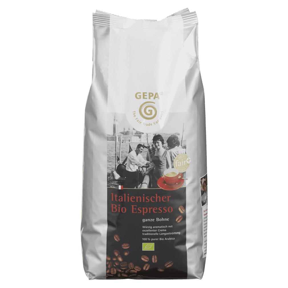 Bio Espresso, ganze Bohne, 1kg Bio Espresso, ganze Bohne, 1kg von GEPA