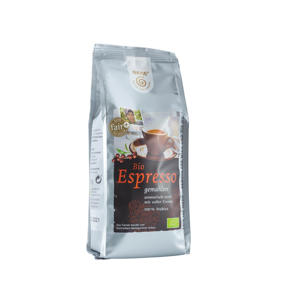 Bio Espresso 250g, gemahlen Bio Espresso 250g, gemahlen von GEPA