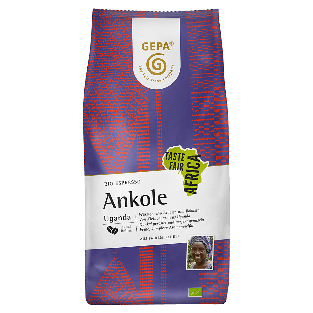 Bio Espresso Ankole, ganze Bohnen, 1kg von GEPA