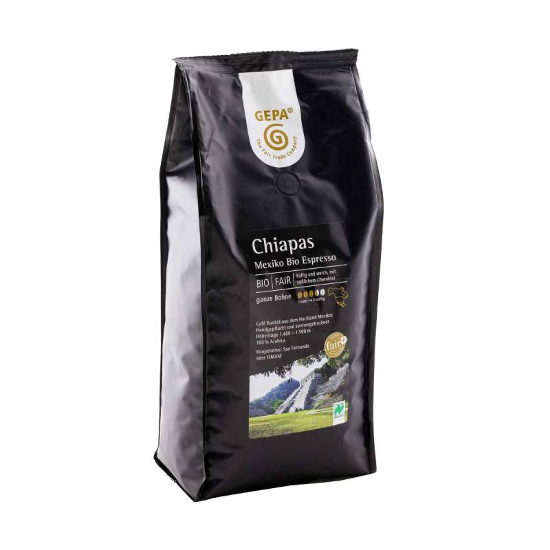 Bio Espresso Chiapas 1kg, Bohne von GEPA