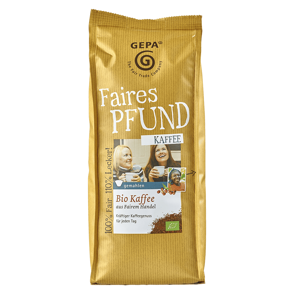 Bio Faires Pfund Kaffee, gemahlen 500g von GEPA