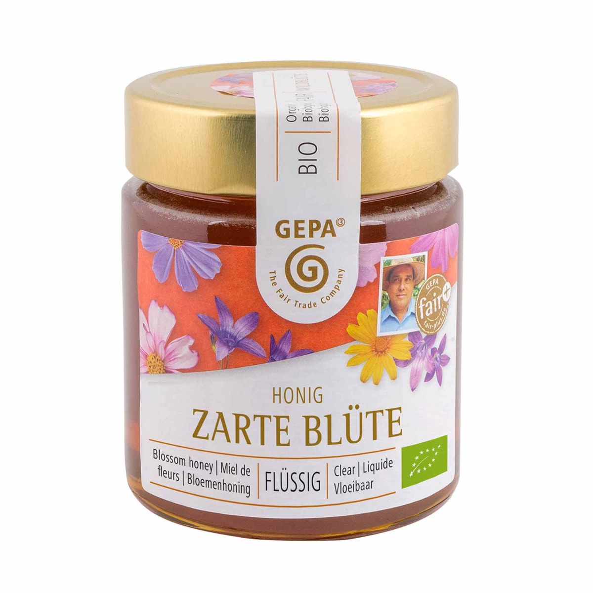 Bio Blütenhonig 'Zarte Blüte' 500g flüssig Bio Blütenhonig 'Zarte Blüte' 500g flüssig von GEPA