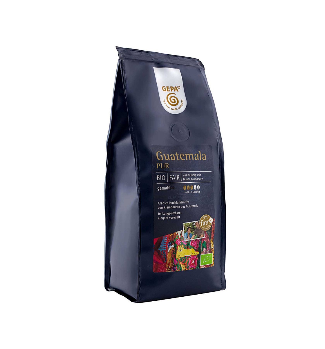 Bio Kaffee 'Café Guatemala PUR' 250g, gemahlen von GEPA