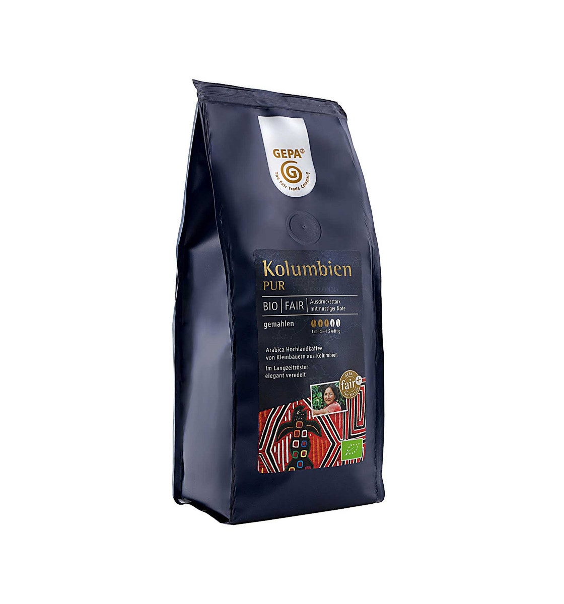 Bio Kaffee 'Café Kolumbien PUR' 250g, gemahlen von GEPA