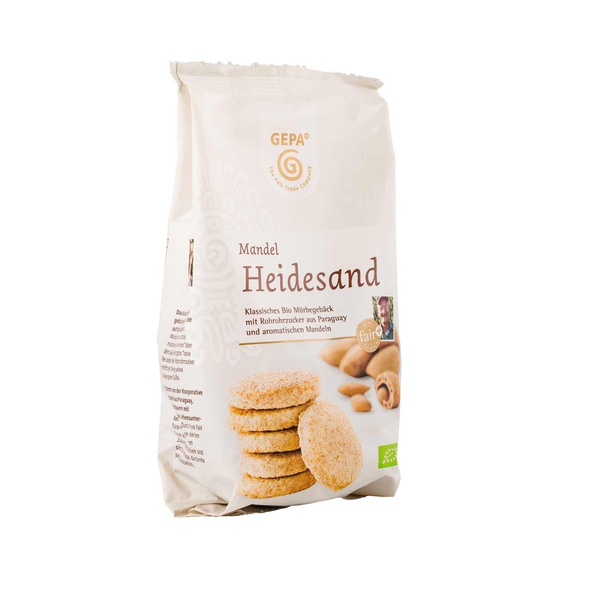 Bio Mandel-Heidesand Plätzchen Bio Mandel-Heidesand Plätzchen von GEPA