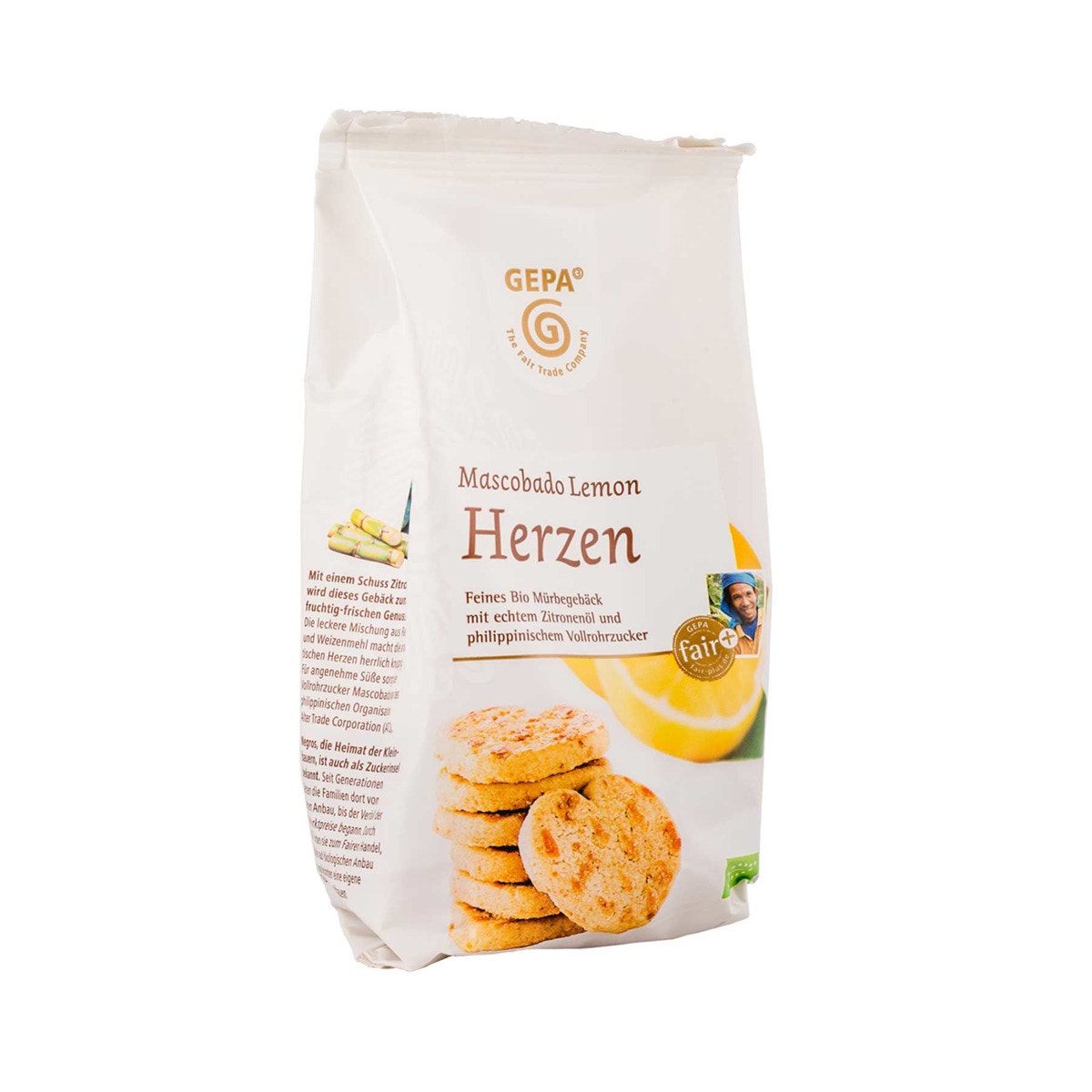 Bio Mascobado Lemon Herzen Bio Mascobado Lemon Herzen von GEPA