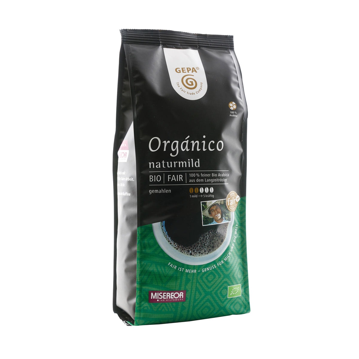 Bio Orgánico naturmild 500g, gemahlen Bio Orgánico naturmild 500g, gemahlen von GEPA