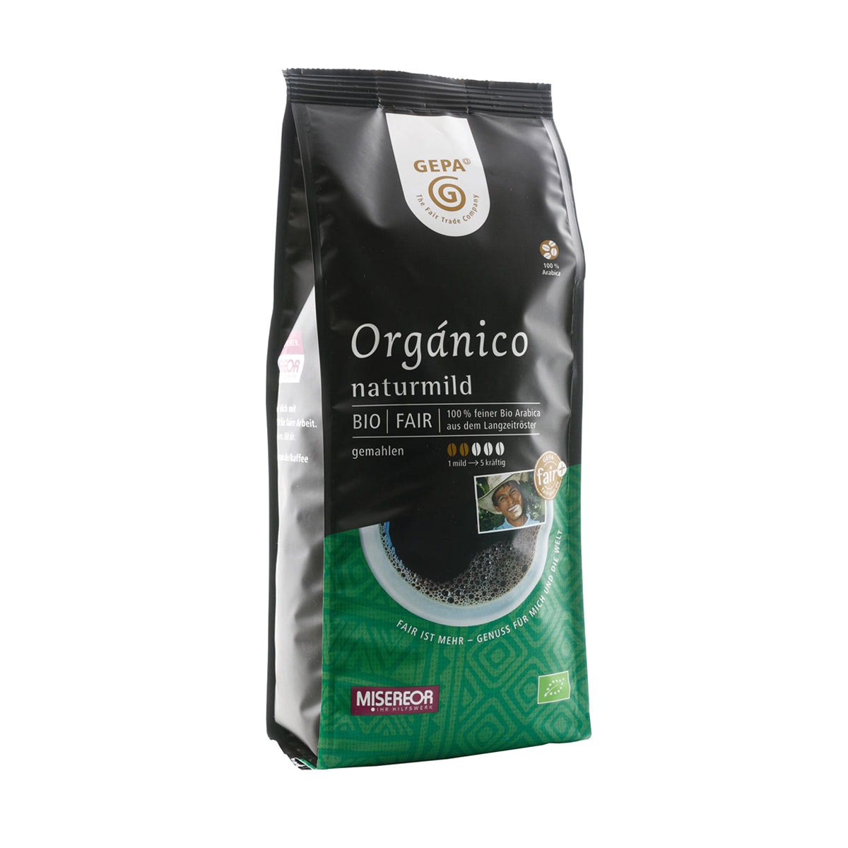 Bio Orgánico naturmild 500g, gemahlen von GEPA