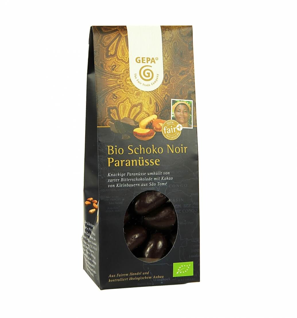 Bio Schoko Noir Paranüsse mit Schokolade Bio Schoko Noir Paranüsse mit Schokolade von GEPA