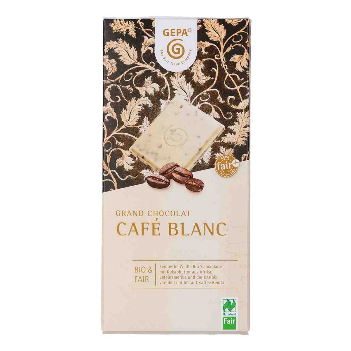 Bio Schokolade Café Blanc von GEPA