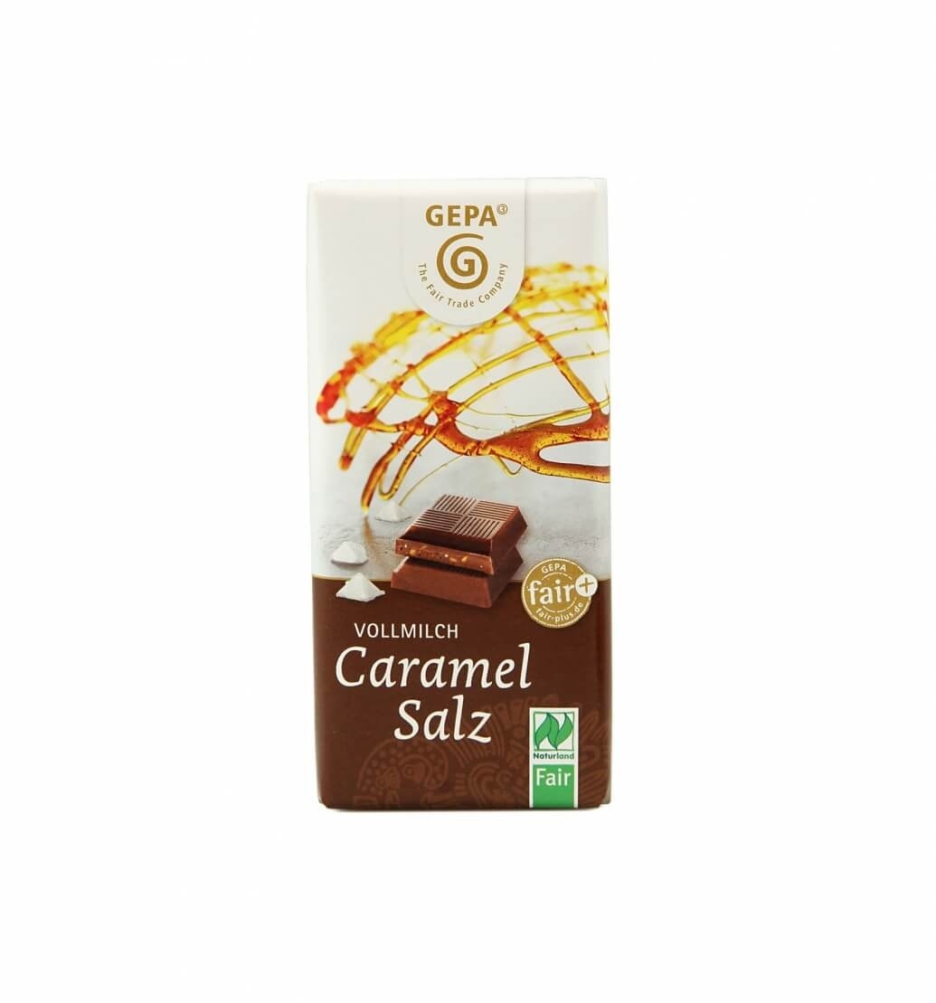 Bio Schokolade Caramel Salz Bio Schokolade Caramel Salz von GEPA