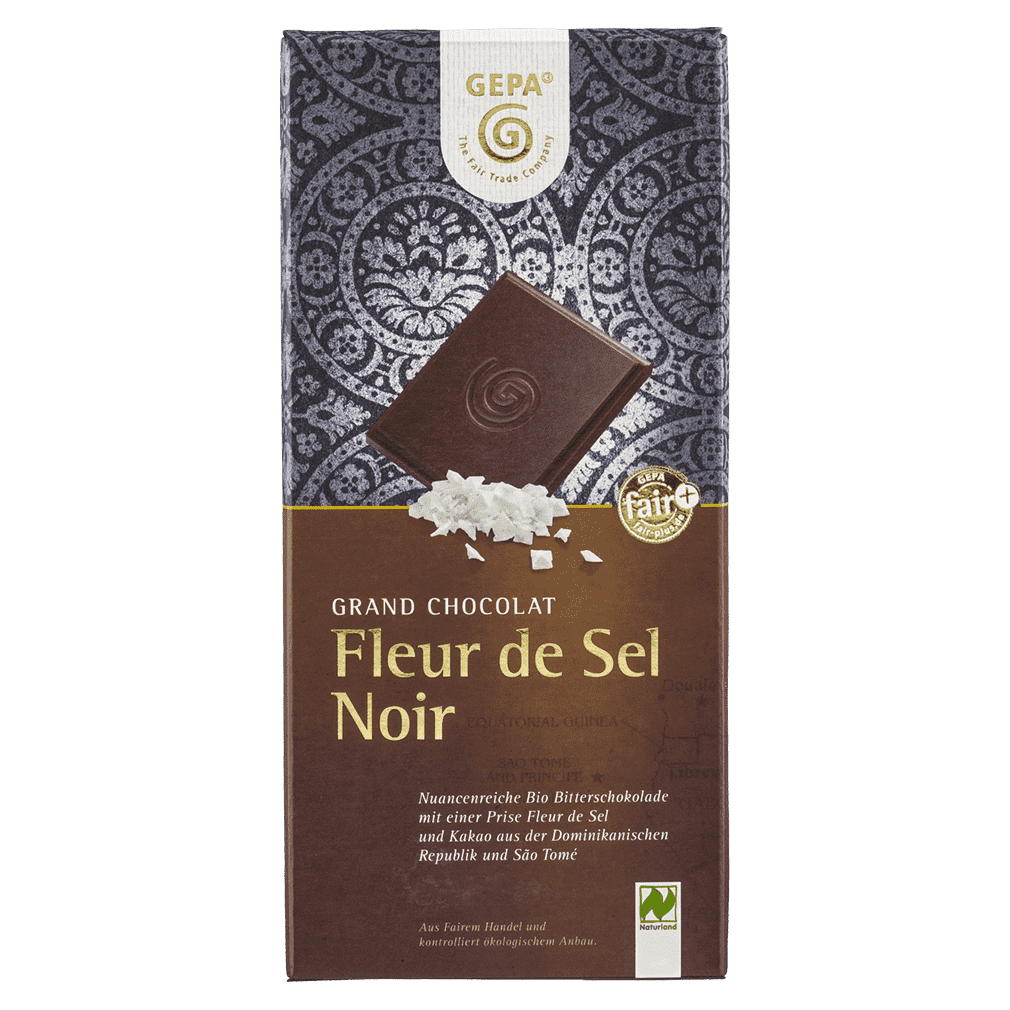 Bio Schokolade Fleur de Sel Noir von GEPA