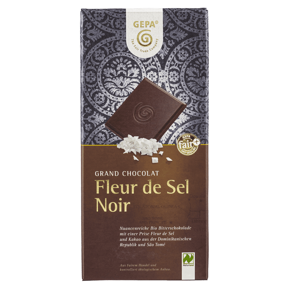 Bio Schokolade Fleur de Sel Noir Bio Schokolade Fleur de Sel Noir von GEPA