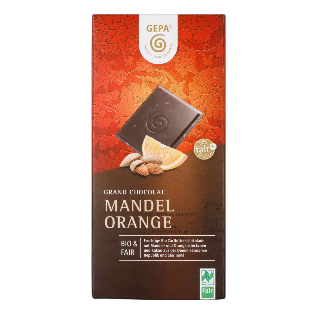 Bio Schokolade Mandel Orange von GEPA