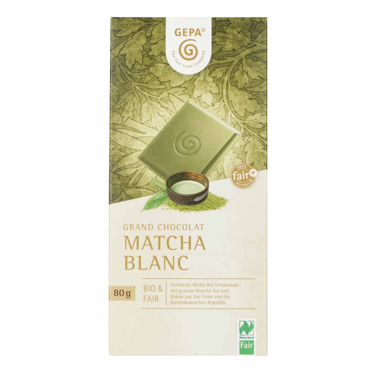 Bio Schokolade Matcha Blanc von GEPA