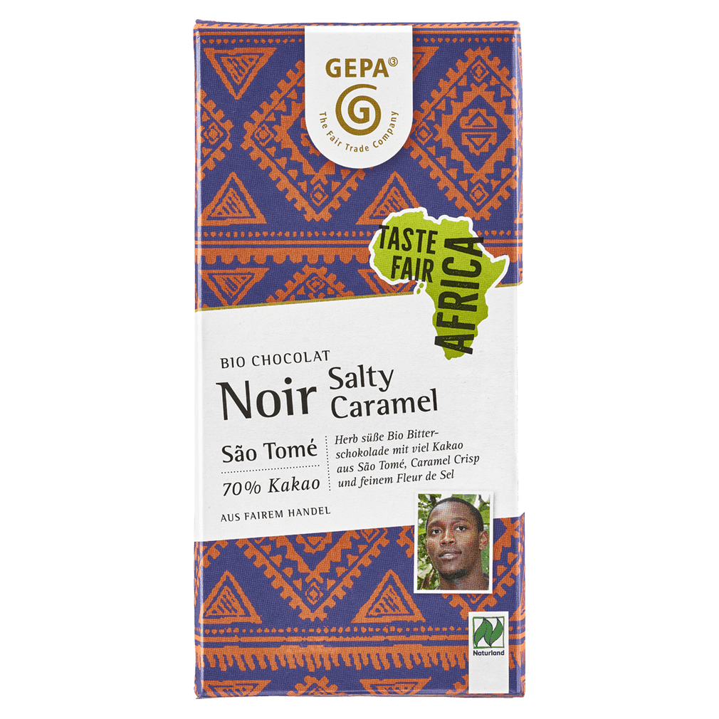 Bio Schokolade Noir Salty Caramel Bio Schokolade Noir Salty Caramel von GEPA
