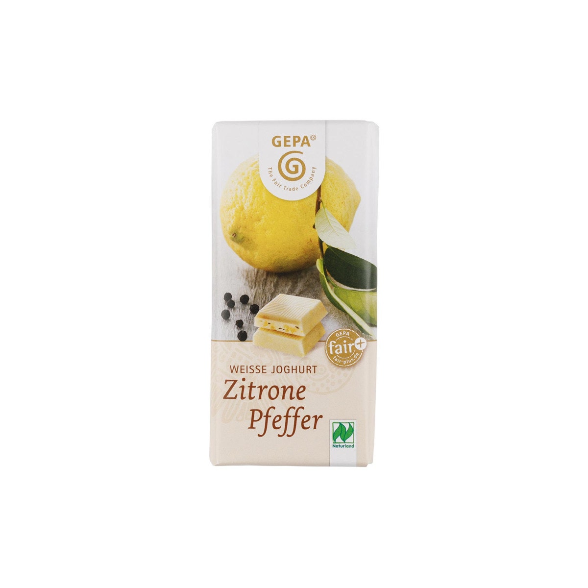 Bio Zitrone Pfeffer Schokolade von GEPA