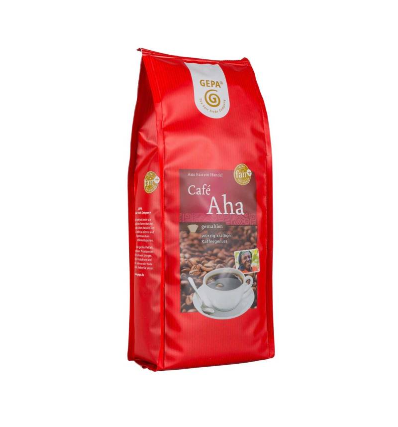 Café Aha, Fair Trade Kaffee 500g, gemahlen von GEPA