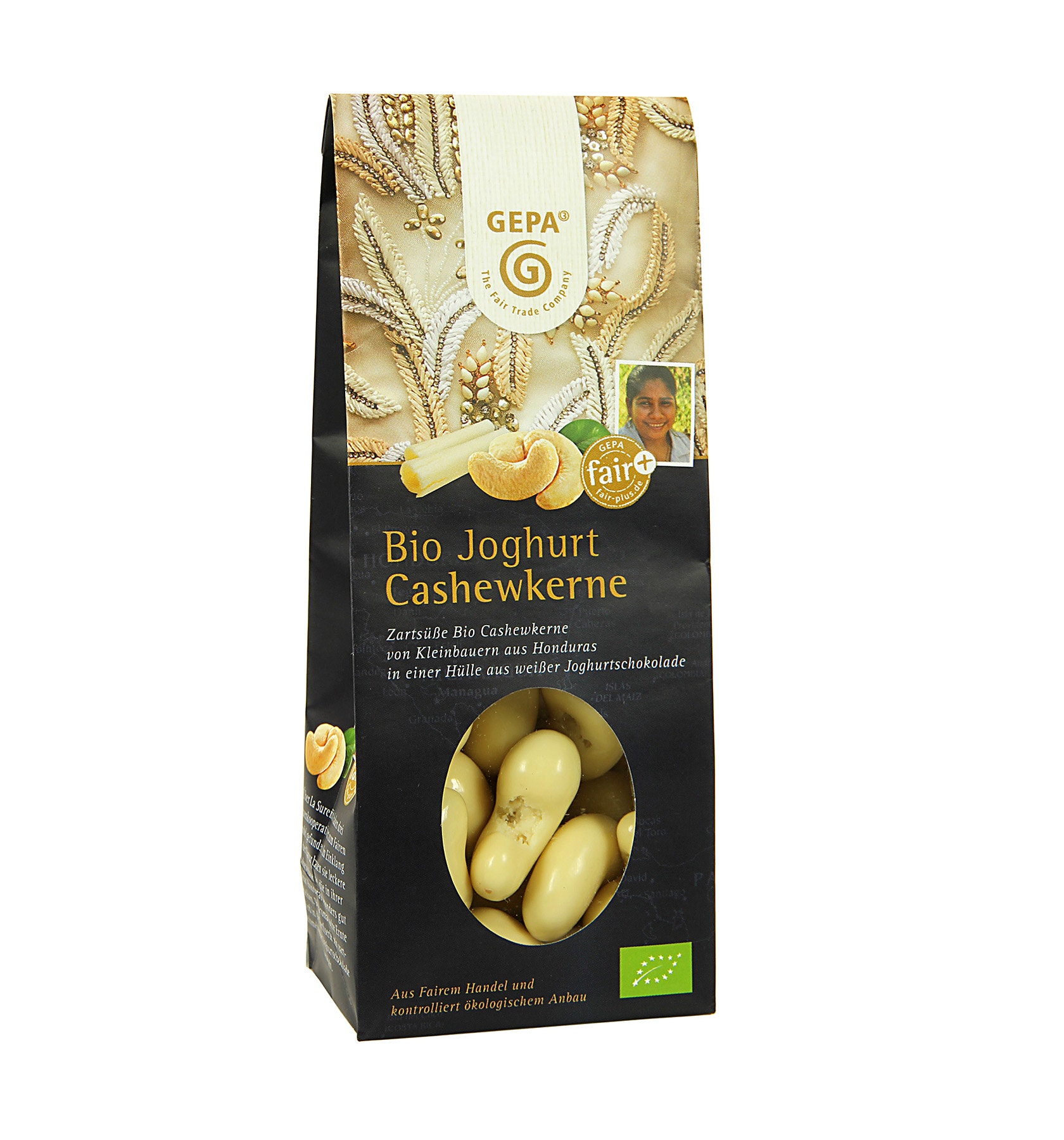 Cashewkerne Bio in weißer Schokolade Cashewkerne Bio in weißer Schokolade von GEPA