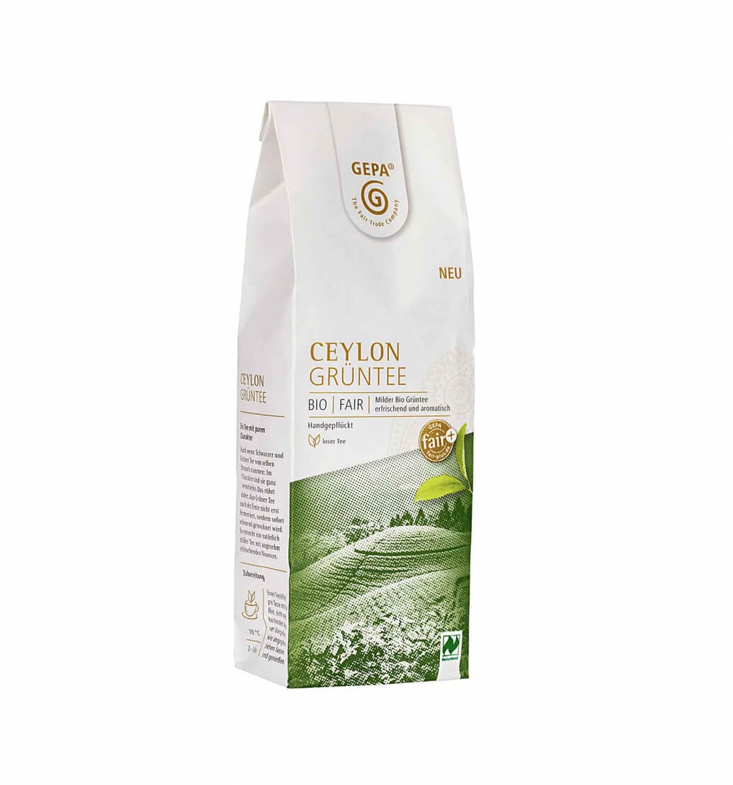 Bio Ceylon Grüntee 100g von GEPA