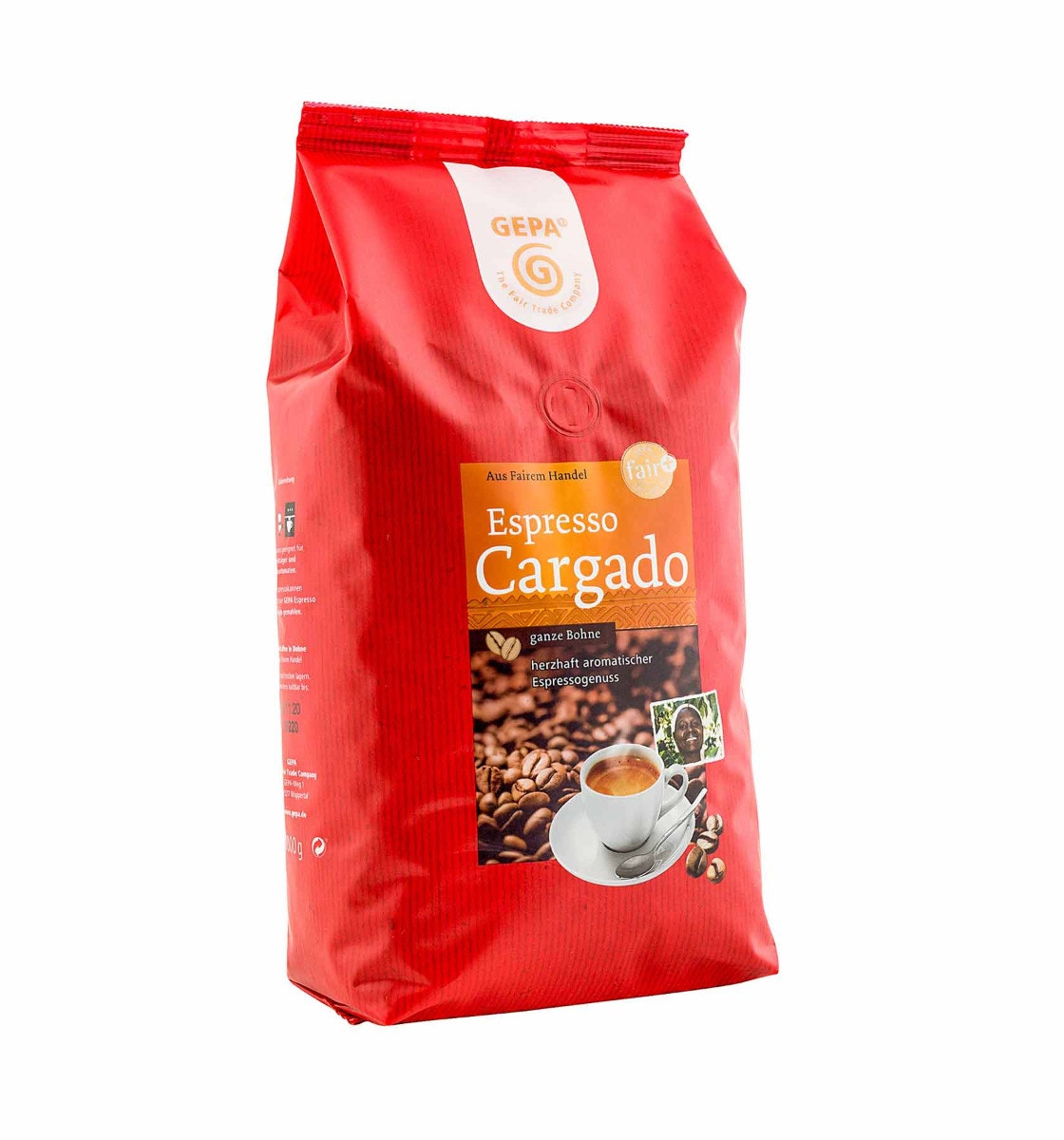 Fair Trade Espresso Cargado 1kg, Bohne von GEPA