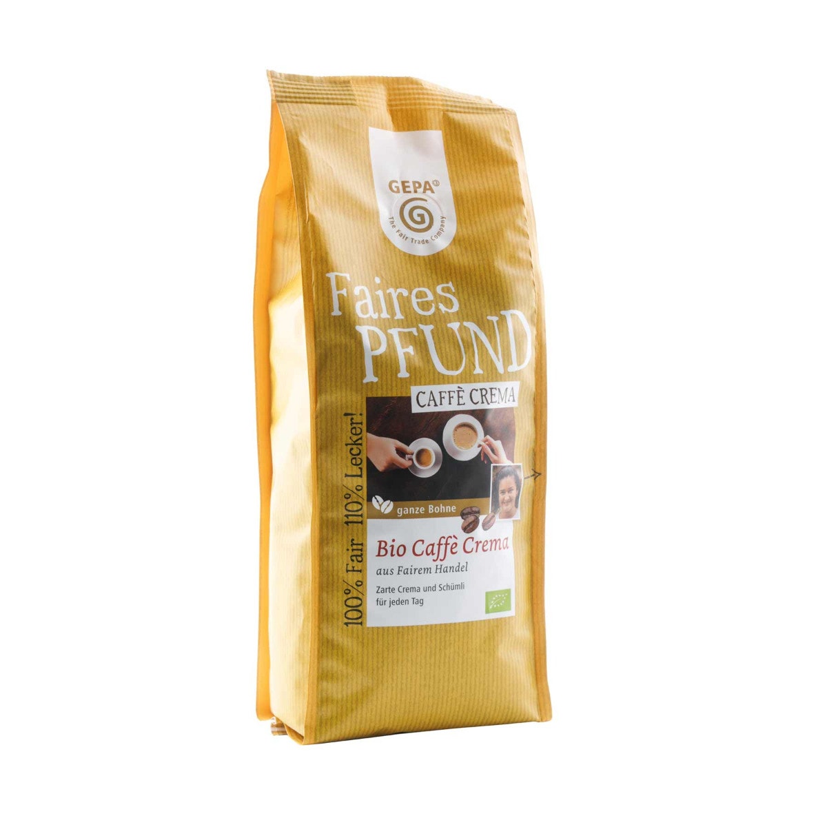 Faires Pfund Bio Caffè Crema 500g, Bohne von GEPA