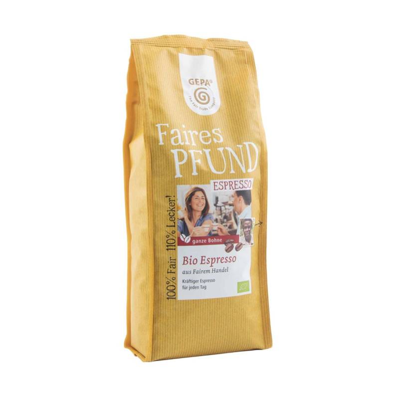 Faires Pfund Bio Espresso 500g, Bohne von GEPA