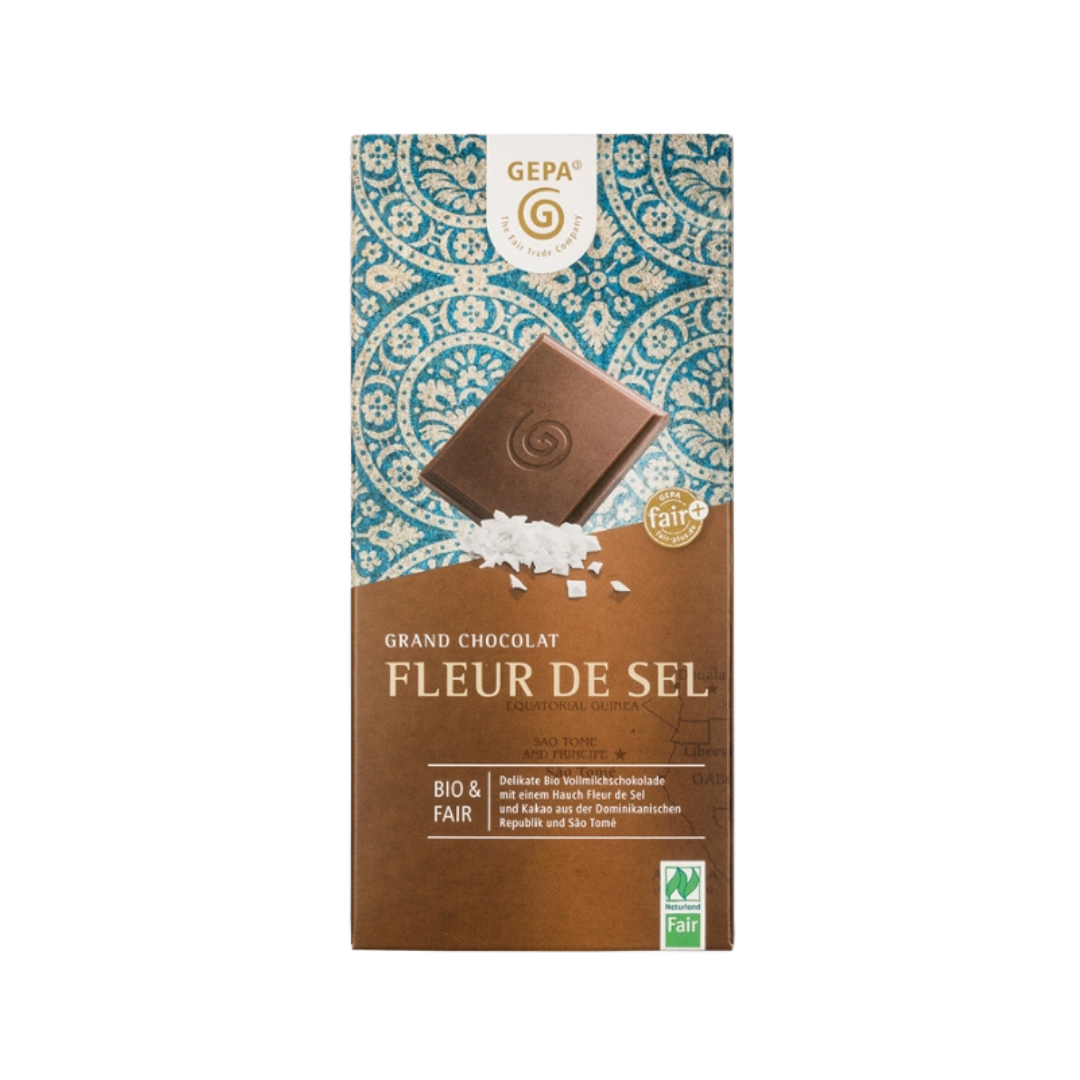 Fleur de Sel 37% Schokolade, 100g Fleur de Sel 37% Schokolade, 100g von GEPA