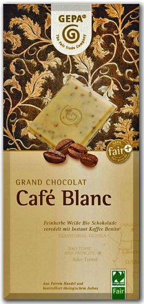 GEPA BIO Schokolade Cafe Blanc von GEPA
