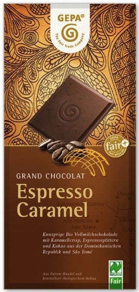 GEPA BIO Schokolade Espresso Caramel GEPA BIO Schokolade Espresso Caramel von GEPA