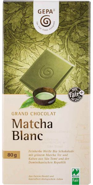 GEPA BIO Schokolade Matcha Blanc von GEPA