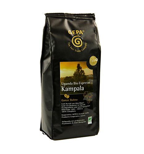 GEPA Bio Espresso Kampala - Bohne ( 6 x 250 g ) Vegan von GEPA